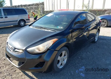 2012 Hyundai Elantra Gls (Ulsan Plant) z USA, uszkodzony, nr VIN KMHDH4AEXCU313660
